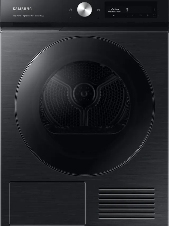 Samsung DV90BB7445GB wasdroger Vrijstaand Voorbelading 9 kg Zwart
