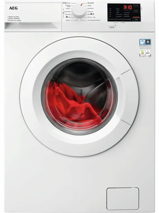 AEG 6000 OneGo - Condensatie Was-droogcombinatie 8 kg LWF62842 wit