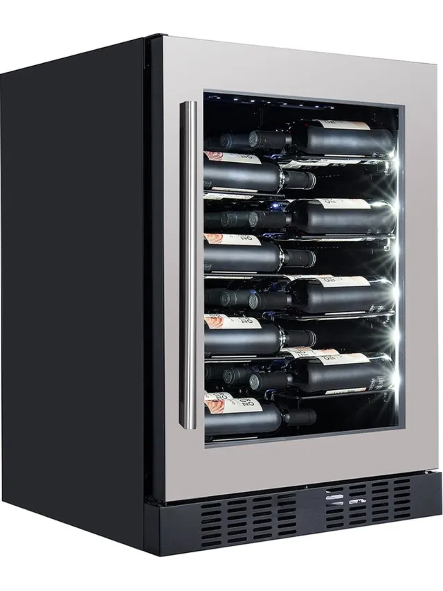 Temptech Copenhagen Wijnkoelkast - CPROX60SX - 1 Zone - 40 flessen - label view - slechts 38 dBa Zilver