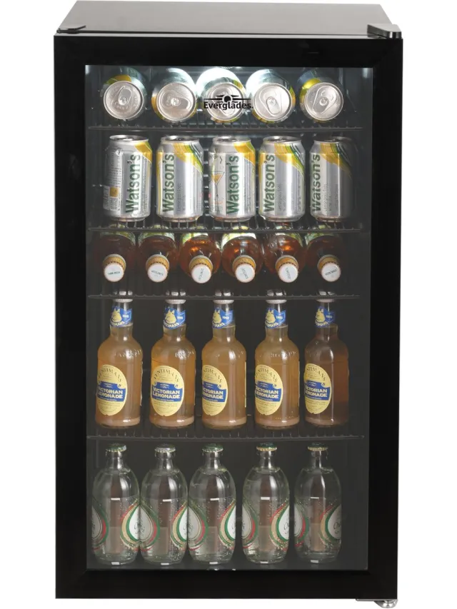 Everglades EVBC20981MB - Beverage Koeler - 98 Liter - Modern Zwart - D Klasse - 5 Jaar Garantie