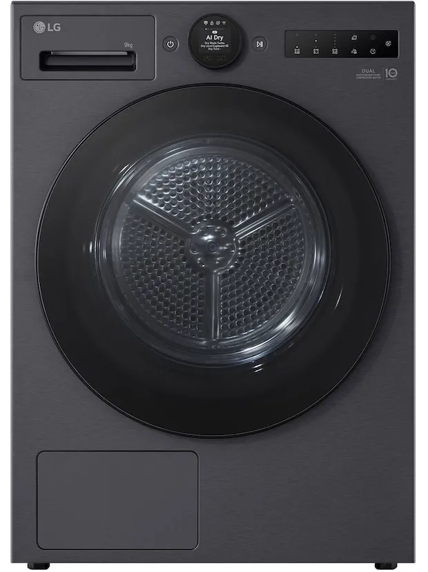 LG RT90X8YB Warmtepompdroger Zwart