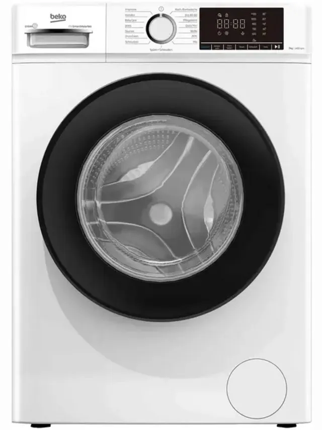 Beko BM3WFOE741PSA | Wasmachine | A | 7 kg |SteamCure | Taaldisplay Duits Wit
