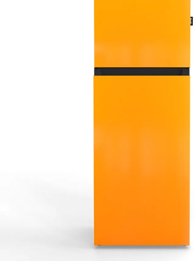 Nunki MEDIUM-FSUN / Sunflower Design Koel-vriescombinatie - 206L - E-label - Front in kleur Zonnebloem