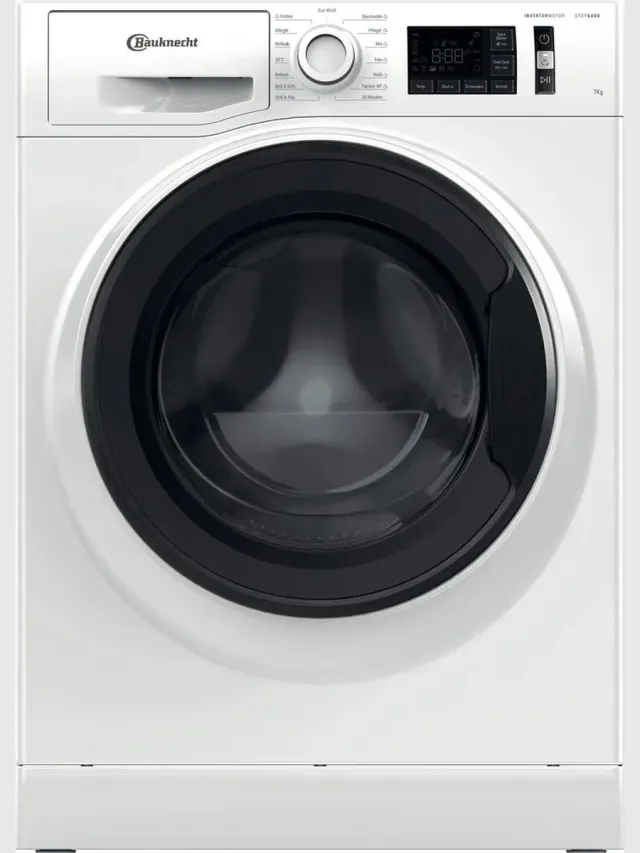 Bauknecht WM Class 7A | Wasmachine | 7 kg | Steam | Duits display Wit