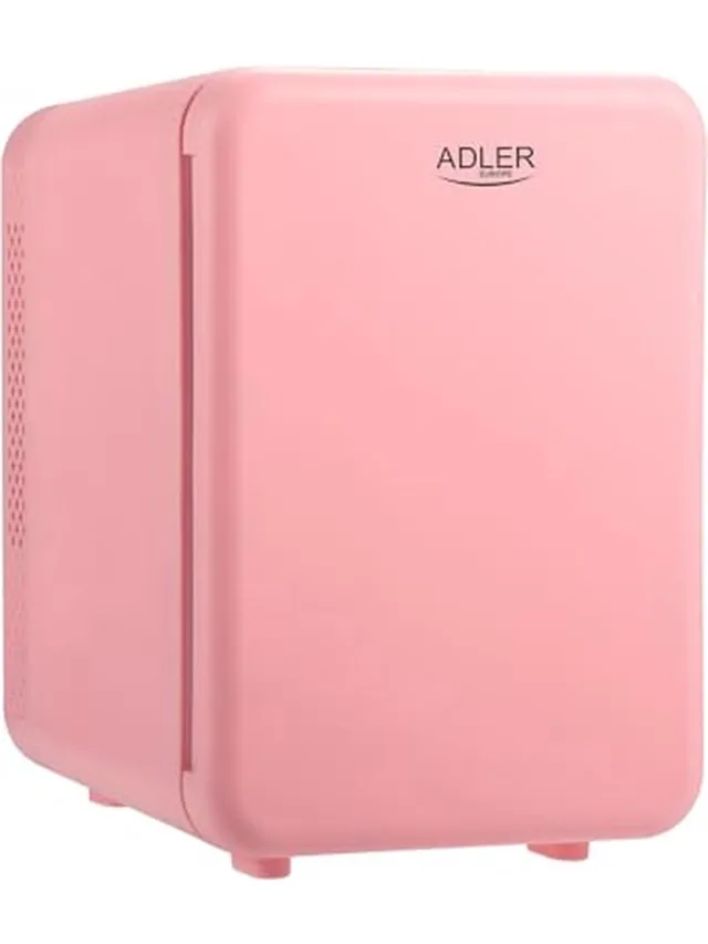 Adler Ad 8084 Mini Koelkast Met één Deur Roze 4 Liters / EU Plug 220V - Kleine Koelkast - Tafelmodel koelkast