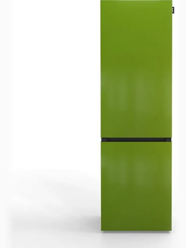 Nunki Large Combi NFA – Koel-vriescombinatie – No Frost – A-klasse – 304 liter – Grass Green Gloss Grasgroen