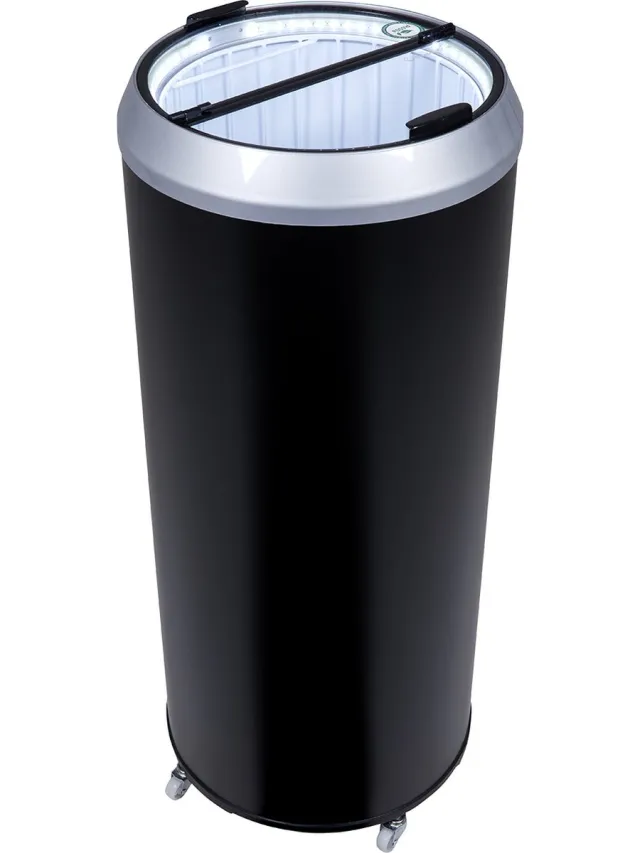 Gastro-Cool PT75 - Party Cooler/Koelton 73 Liter - LED - Zwart/Wit 414500