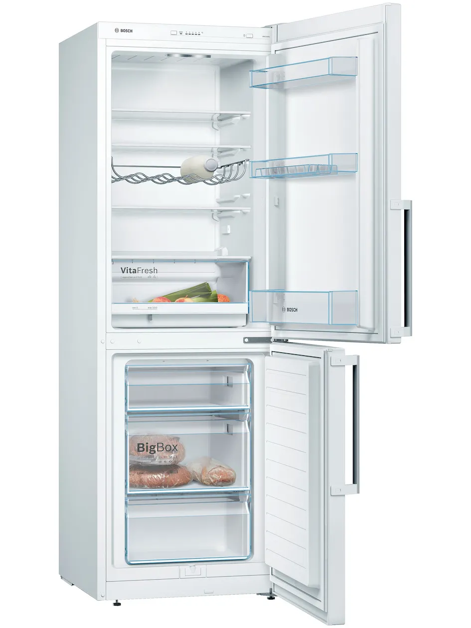 Bosch KGV33VWEP EXCLUSIV Koel-vriescombinatie Wit, foto 2