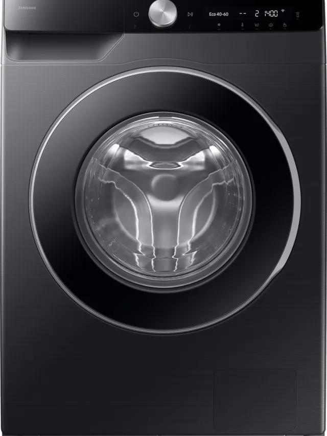 Samsung SuperSpeed WW90DG6U25LBU3 - 6000 serie - Wasmachine - 10% zuiniger dan energielabel A - 5 jaar garantie in Nederland Zwart