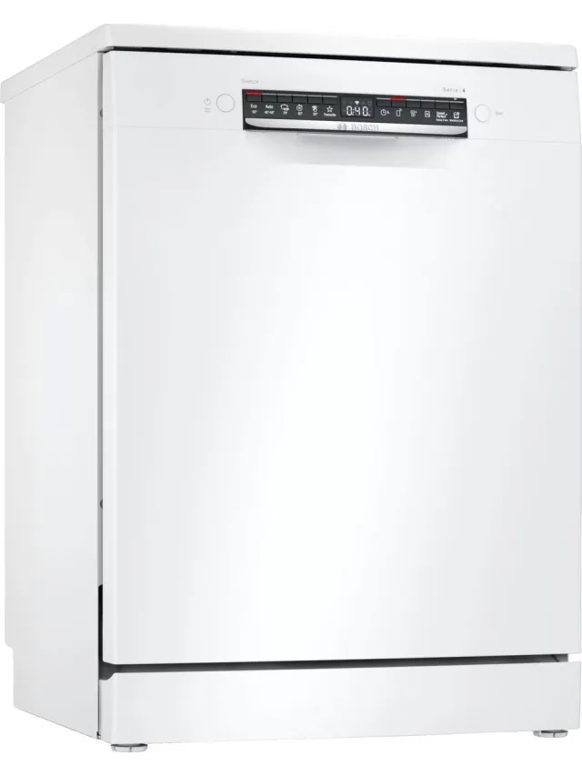 Bosch SMS4HTW31E - Serie 4 - Vrijstaande vaatwasser Wit