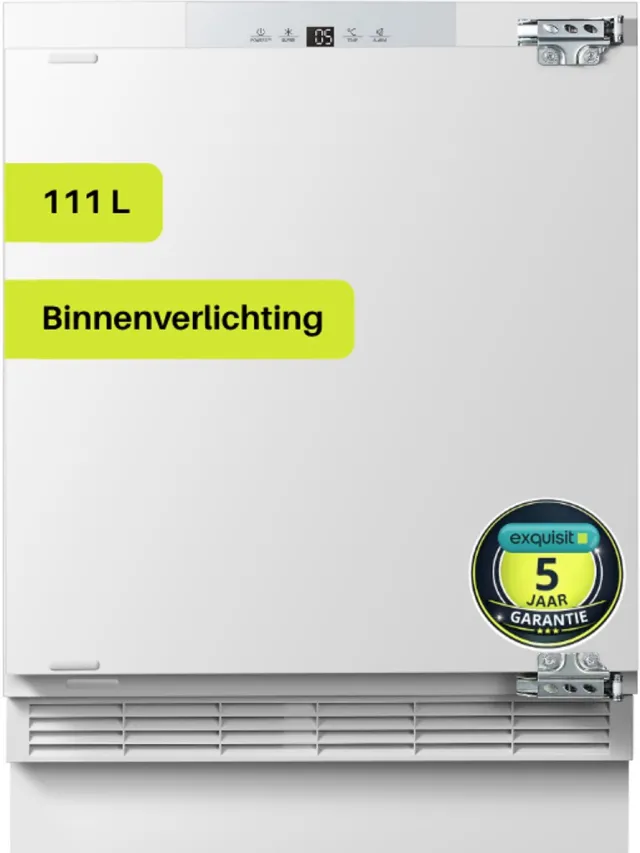 Exquisit UKS130-4-FE-010E - Inbouw koelkast - 111 Liter - Deur op Deur systeem