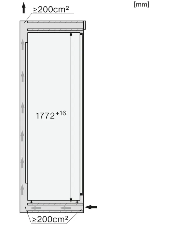 Miele K 7716 E Inbouw koelkast zonder vriesvak, foto 3