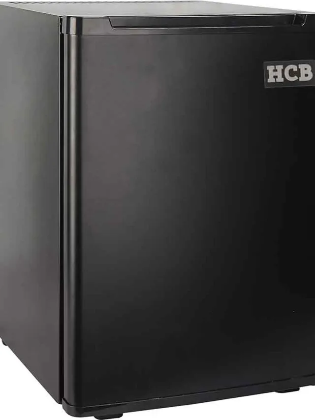 HCB Professionele Horeca Minibar koeling - 25 liter - 230V - Mini Koelkast - Kleine drankenkoelkast - Flessenkoelkast - Bier koelkast - tafelmodel - 39.5x38.5x48 cm (DxBxH) - 11 kg - Frigo - 1424 Zwart