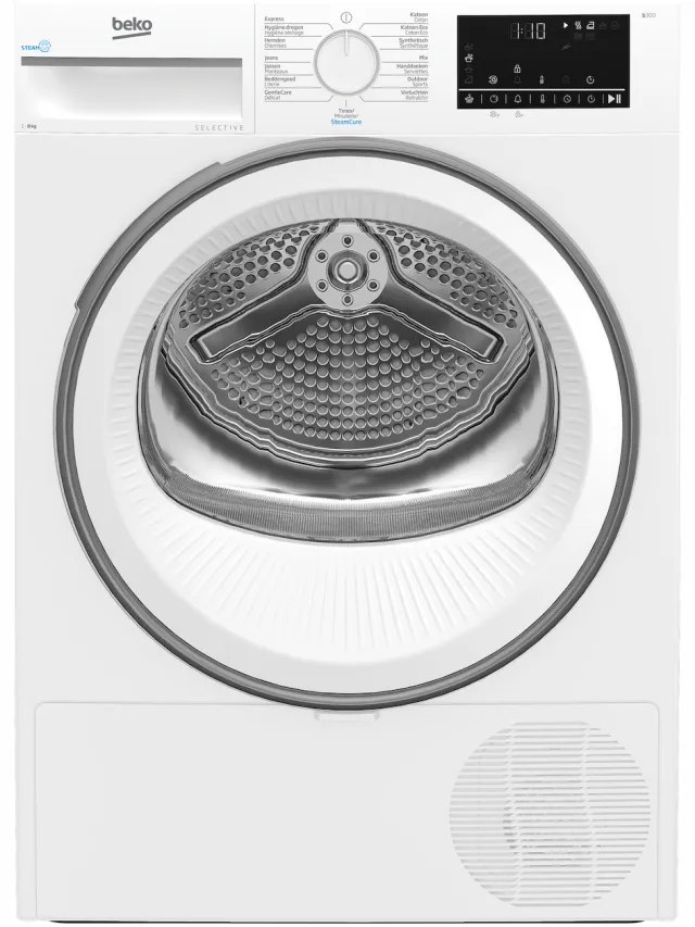 Beko B3T6823W2 SteamCure warmtepompdroger wit, foto 2