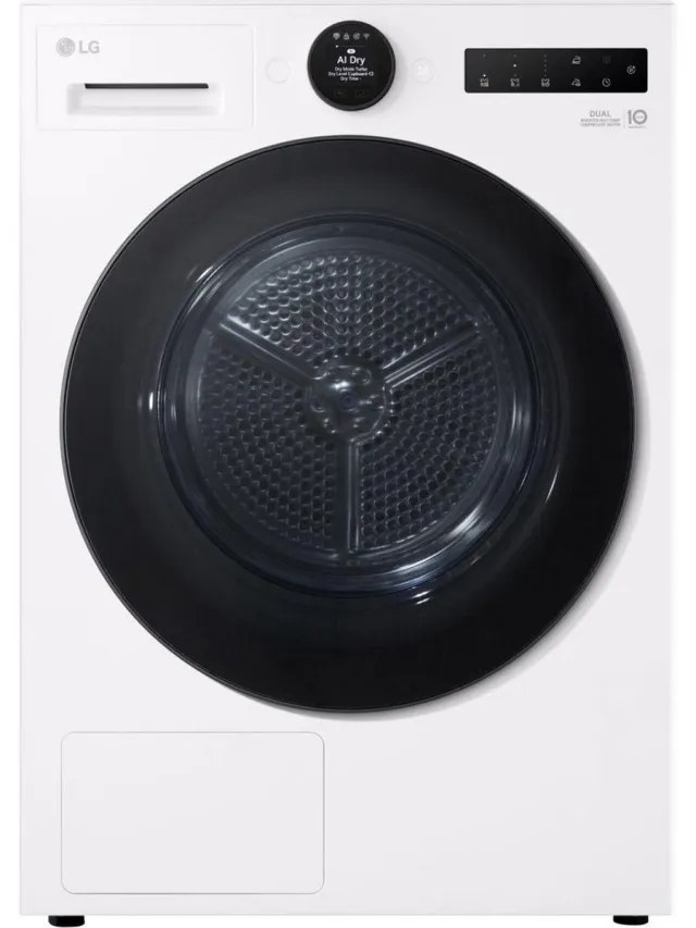 Lg RH9X76WH - warmtepompdroger - B label (2025) - 9 kg wit