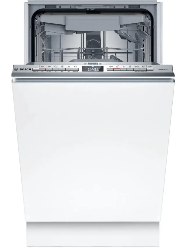 Bosch SPV4HMX10E - Inbouwvaatwasser - 10 Couverts - RVS - Volledig ingebouwd - E label - 44 dB - AquaStop - Stil - Besteklade