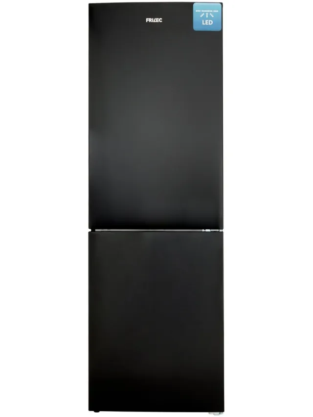 Frilec BONN328-040BB Koel-vriescombinatie Zwart
