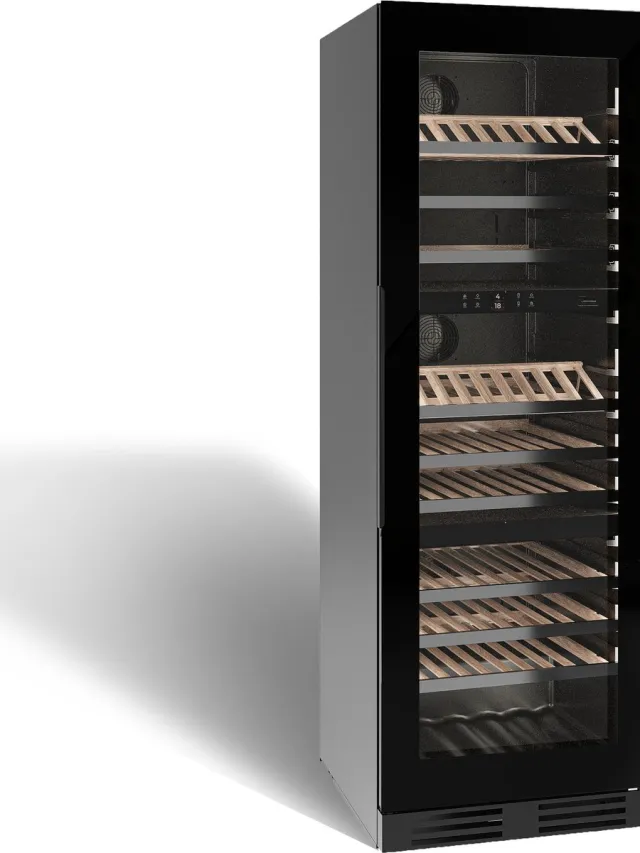 Nestor M 3 Zone Wijnkoelkast NWX3110GN1 - 110 Flessen - 176 cm - Koolstoffilter Zwart - 3 Temperatuurzones