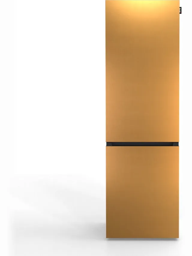Nunki LARGECOMBINF-ABRZ / Koel-vriescombinatie, D Klasse, 253l, Brushed Bronze - Texture (ALL sides) Brons