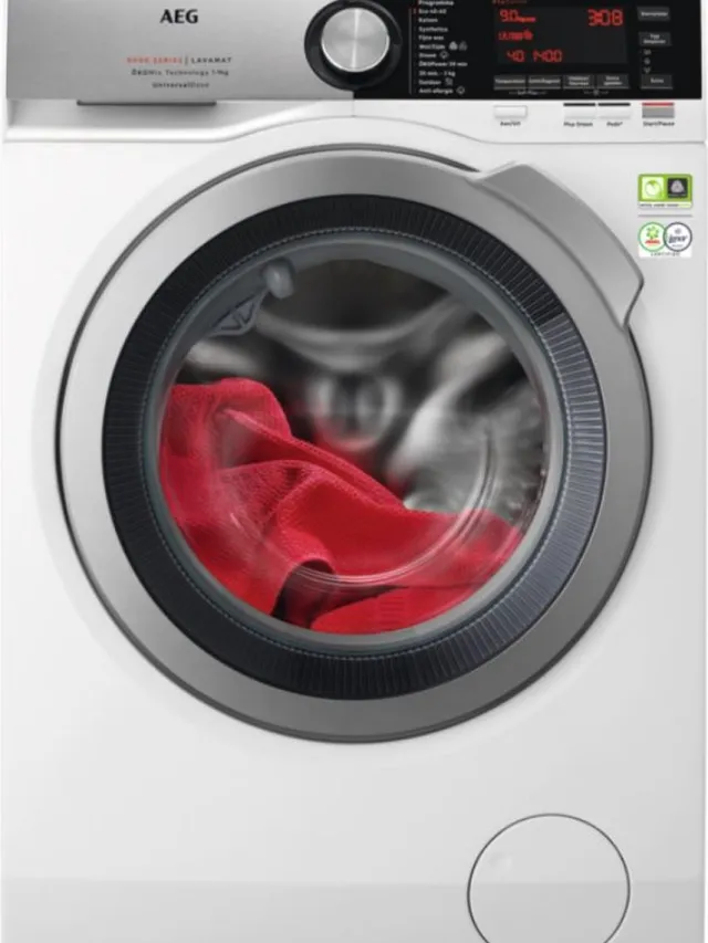 AEG L8FEN96CV wasmachine, 9 kg en 1600 toeren wit