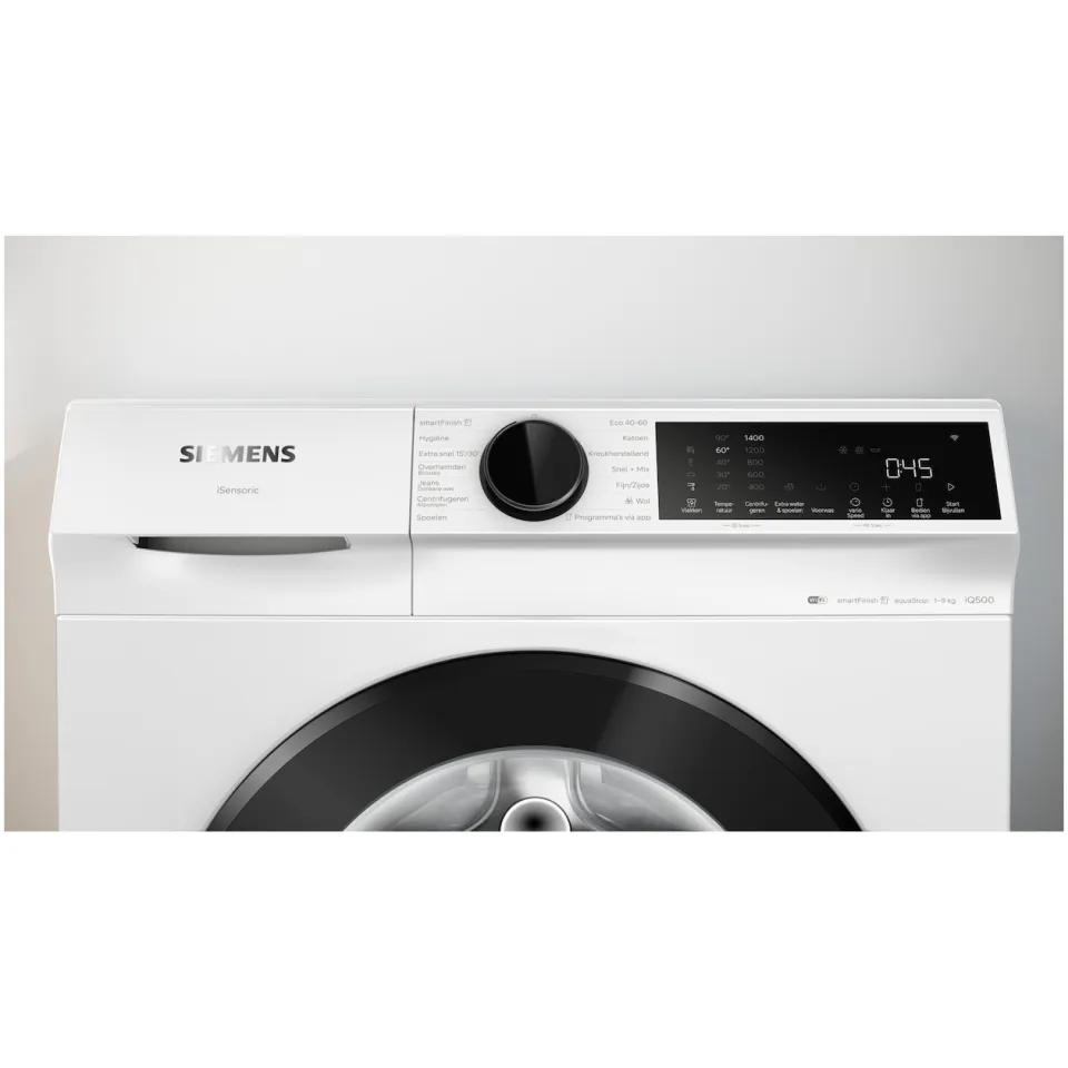 Siemens WG44J205NL wasmachine, 9 kg, 1.400 toeren wit, foto 3