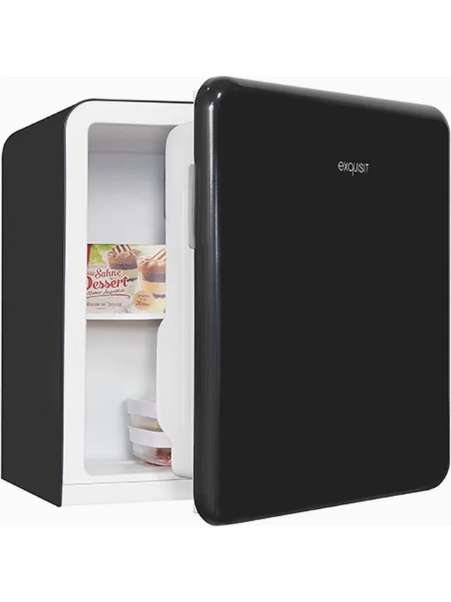 Exquisit CKB45-0-031F - Mini-koelkast - Zwart Black
