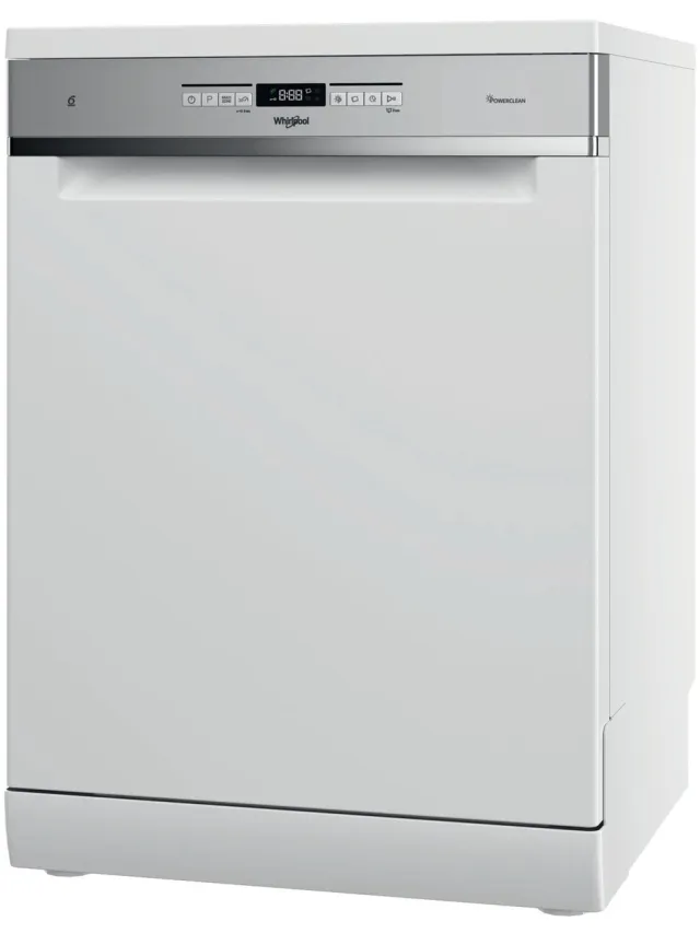 Whirlpool W3F D634 Vrijstaand 14 couverts Wit