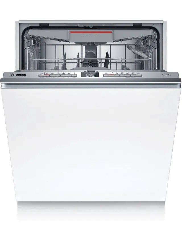 Bosch SMV6ZCX10E - Serie 6 - Inbouwvaatwasser - 60 cm - Zeer stil - Energielabel B - Home Connect - PerfectDry met zeolith: perfecte droogresultaten met een laag energieverbruik Niet van toepassing