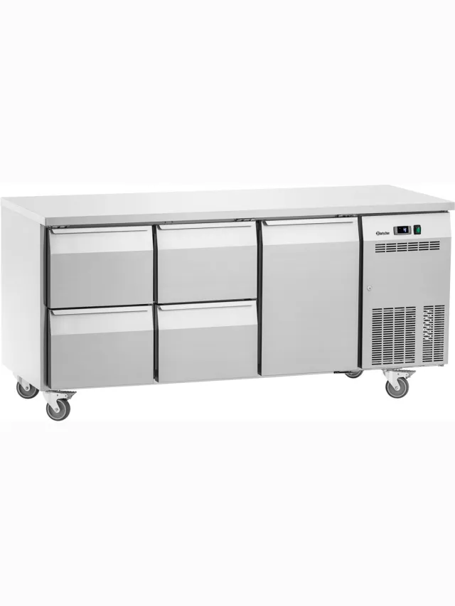 Hawa 110898 Koelwerkbank Easy S4T1-1501 - Horeca & Professioneel Zilver
