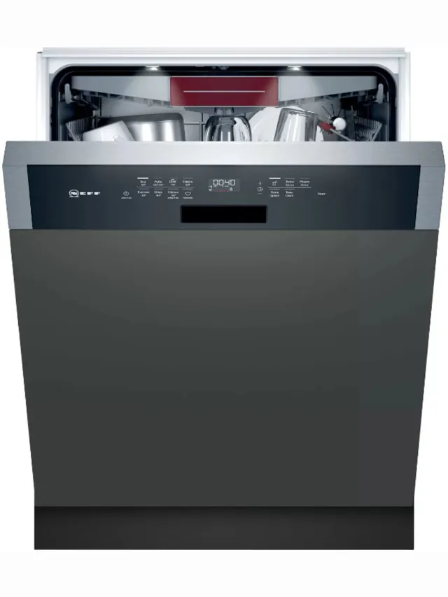Neff S147ZCS35E - Inbouwvaatwasser - 42 dB - 14 couverts - Energielabel C Roestvrijstaal