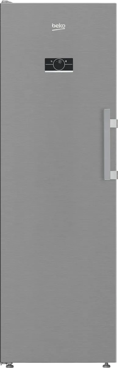 Beko B5RMFNE314X | Vrijstaande Vrieskast | Luxe RVS deur met Display | Total NoFrost | 286 L | Quick Freeze Stainless steel