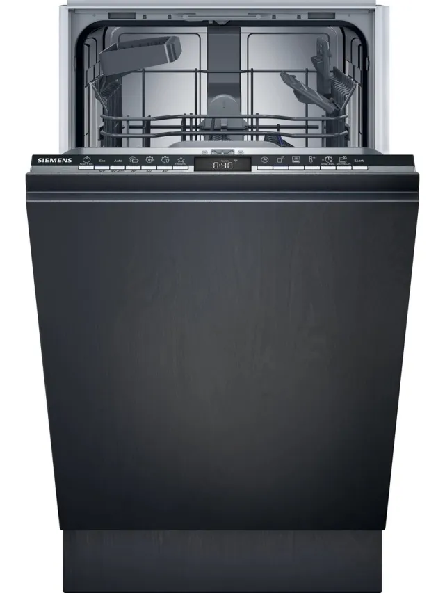 Siemens SR63EX24KE - iQ300 - inbouw vaatwasser - 45 cm - energieklasse C - 44 dB(A) Zwart;Grafiet