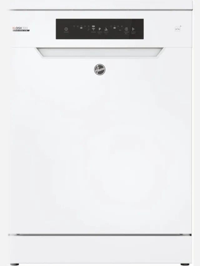 Hoover HF 3D7L0W - Vrijstaande Vaatwasser - 13 couverts - 5 programma's - hOn app connect Zilver
