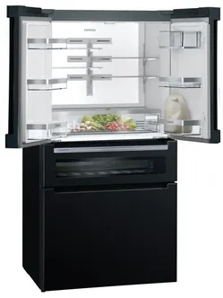 Siemens Amerikaanse koelkast KF96RSBEA iQ700 Total No-frost 183 cm zwart, foto 2