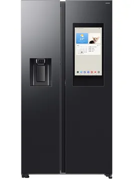 Samsung RS90F66BEFEF Amerikaanse koelkast, 614 liter Black