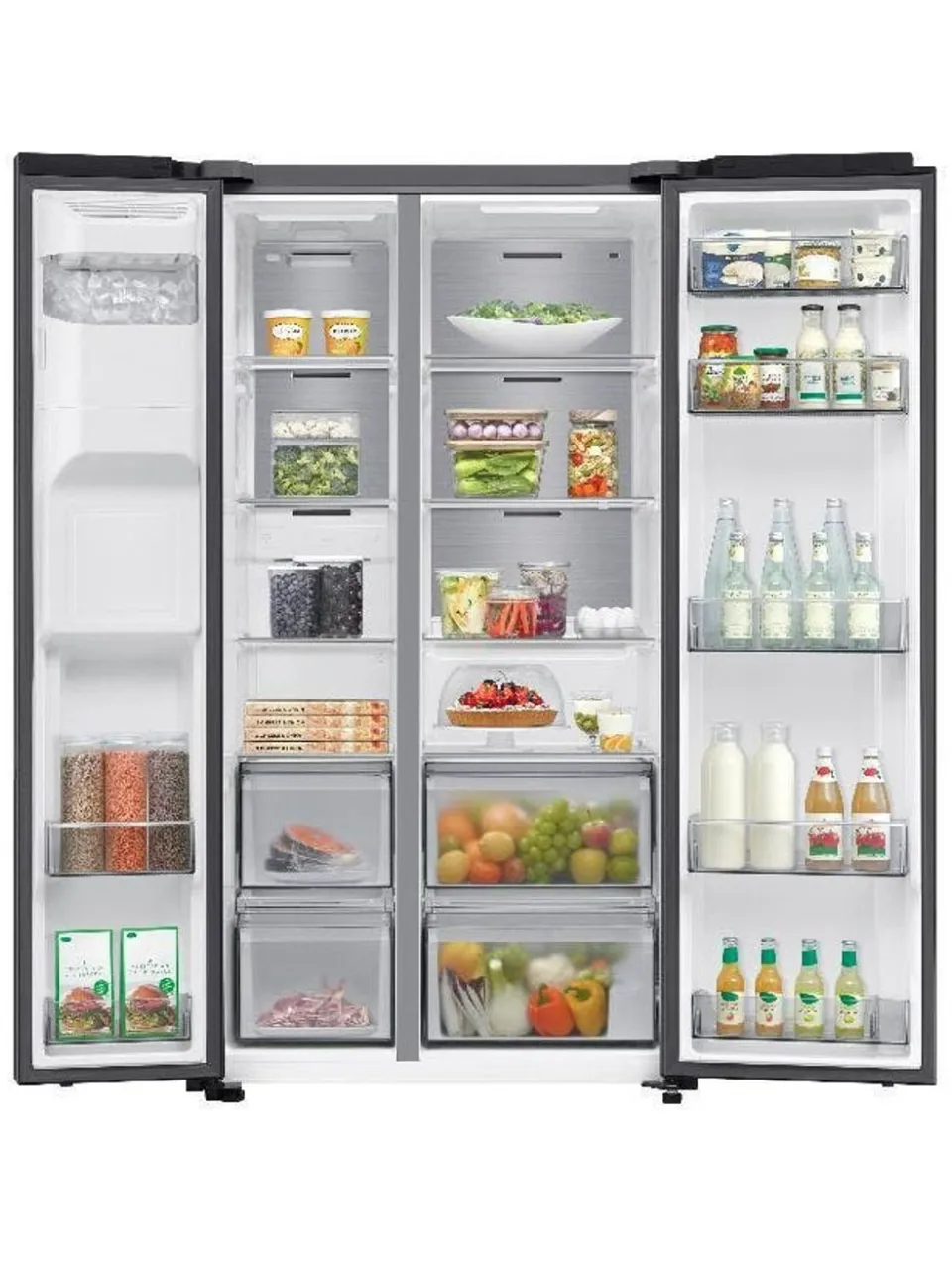 Samsung RS70F64KEFEF Amerikaanse koelkast, 634 liter zwart, foto 2