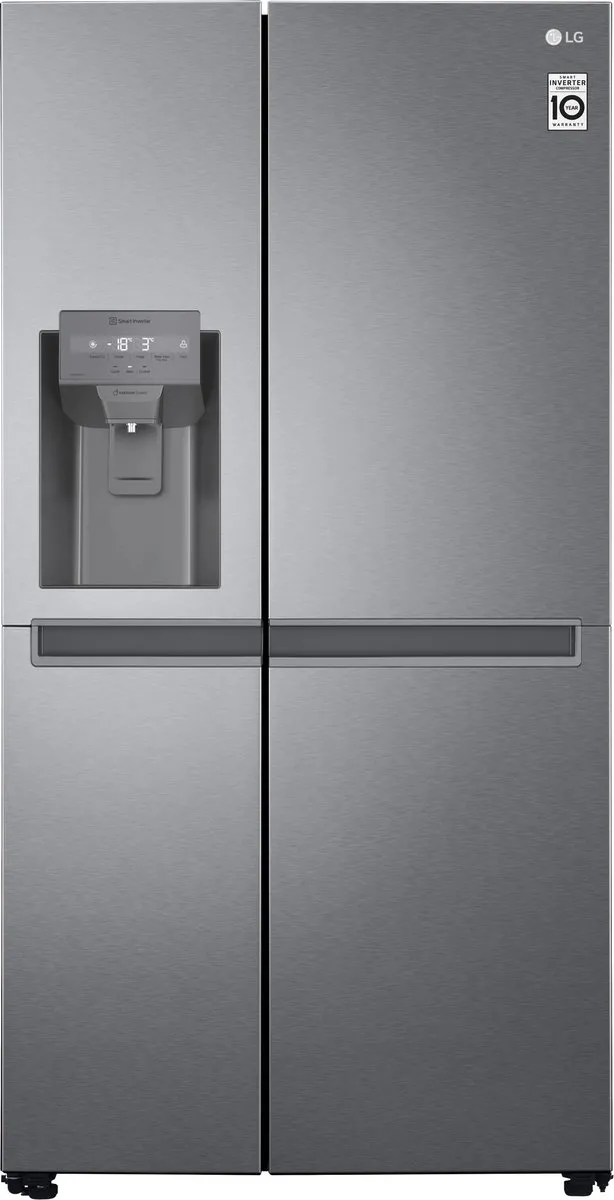 LG GSLV30DSXM Amerikaanse koelkast met 634L inhoud - Water- en ijsdispenser - Total No Frost - Inverter Compressor zilver