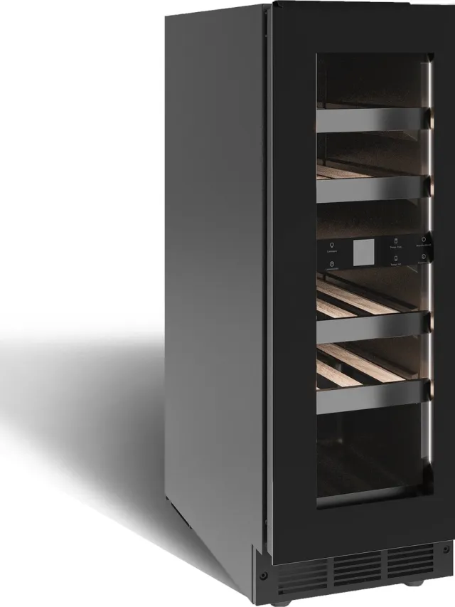 Nestor M NWXS216FN1 wijnkoelkast voor 16 flessen Zwart 30 cm breed - 2 Temperatuurzones