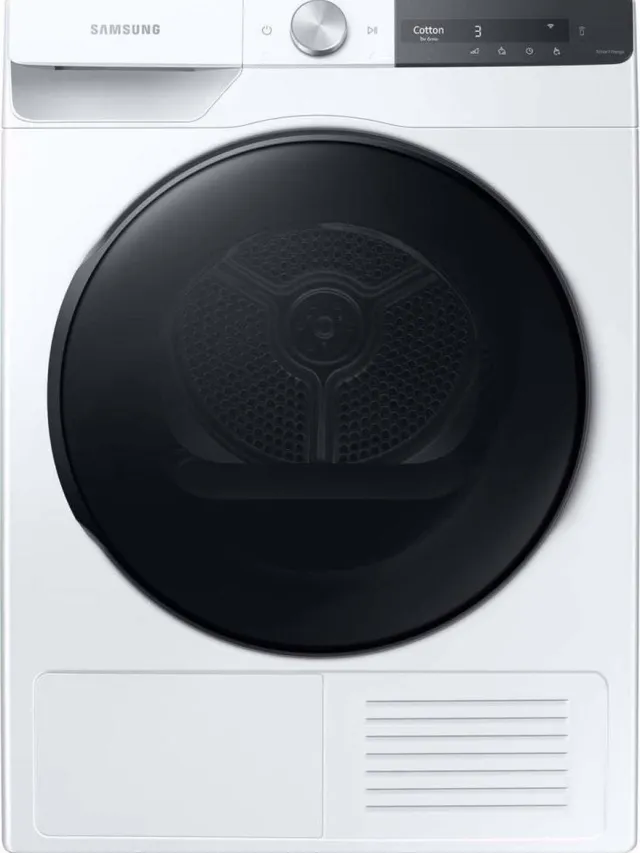 Samsung DV90T7240BT wasdroger Vrijstaand Voorbelading 9 kg Wit