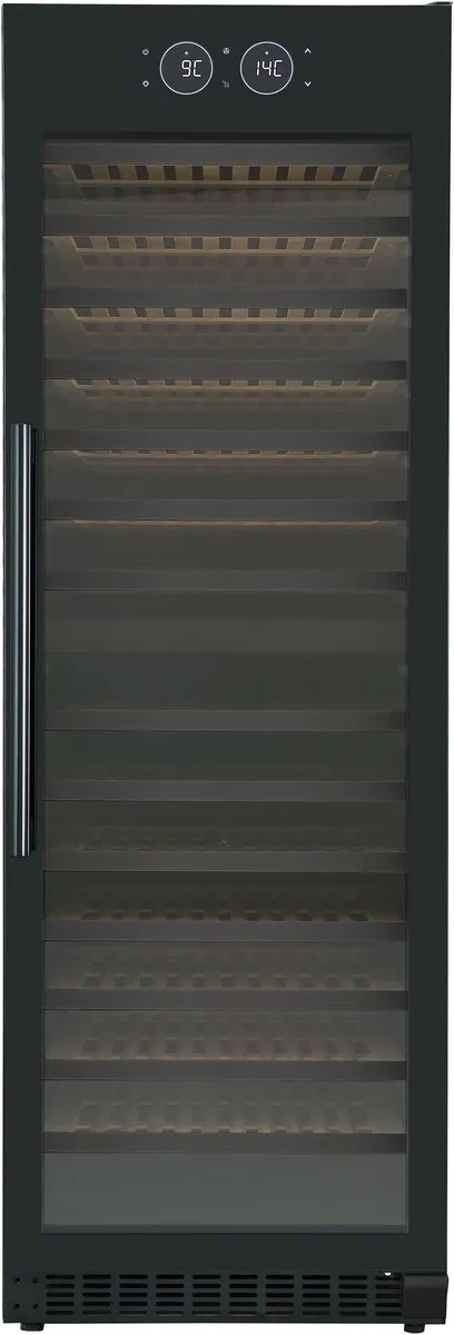 Le Chai LBN1710F - Vrijstaande Wijnklimaatkast - 2 zones - 171 Flessen - 14 Schuiflades - 39 dB - Witte LED's Zwart