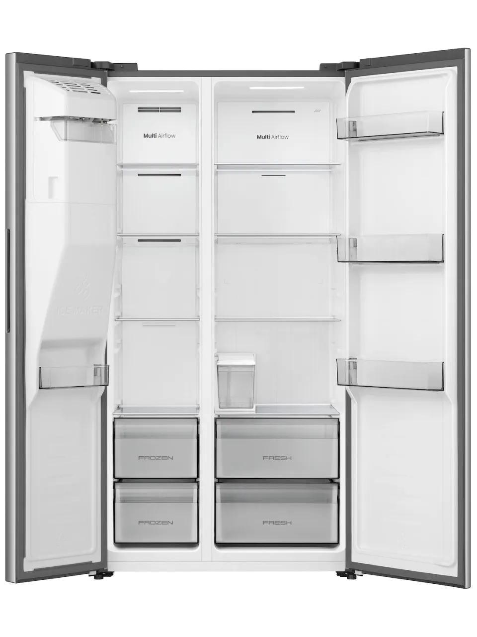 Hisense RS5P528STIE amerikaanse koelkast rvs, foto 3