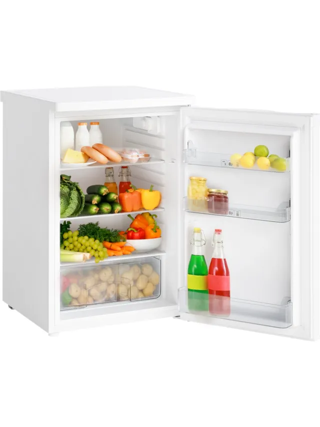 KitchenBrothers Koelkast - 127L - Tafelmodel - IJskast - Frigo - Vrijstaand - Wit
