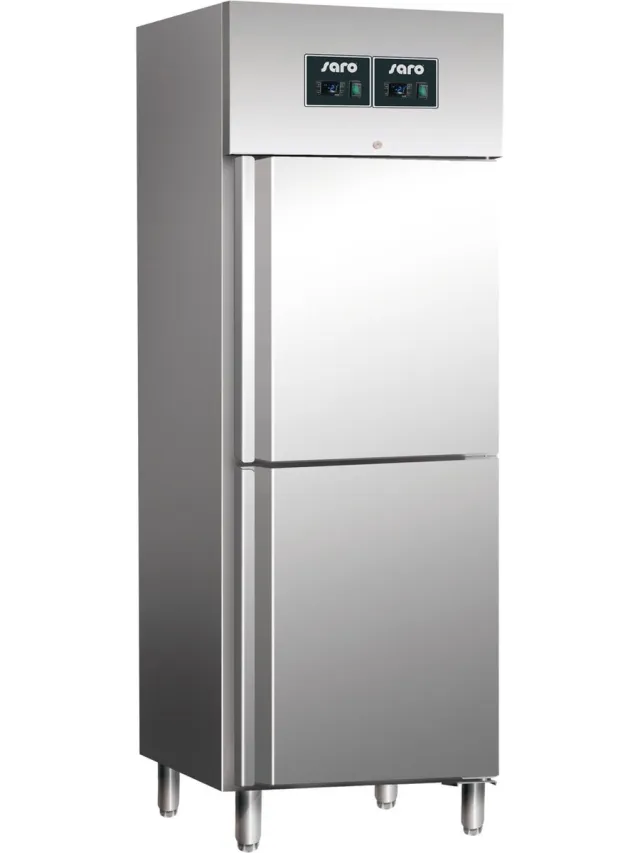 Saro Koelvriescombinatie | RVS | 2x 129 liter | Saro | GN60DTV | 323-1220 Grijs