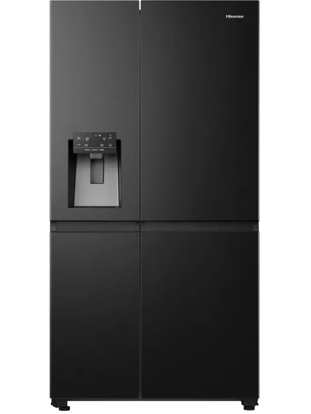 Hisense RS818N4IFD Amerikaanse koelkast Zwart