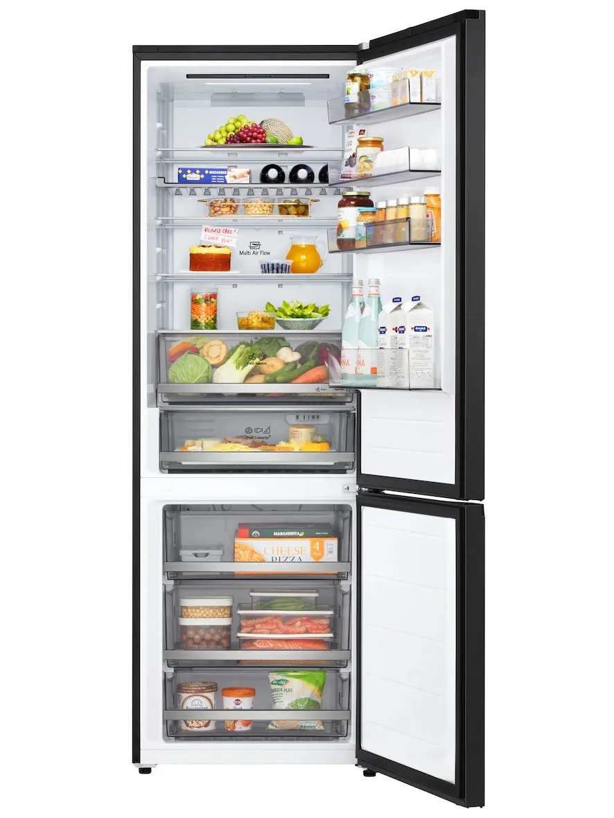 LG GBBW322AEV Koel-vriescombinatie Zwart, foto 2