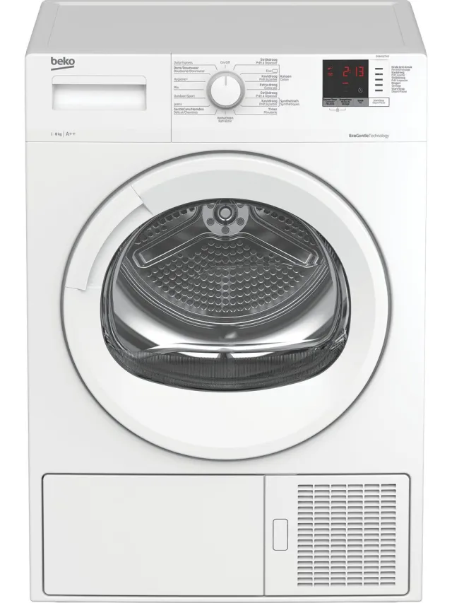 Beko DS8432TX0 - Vrijstaande Wasdroger Wit