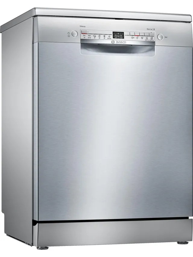 Bosch SMS2HTI54E - Serie 2 - Vrijstaande vaatwasser - RVS - Home Connect Inox
