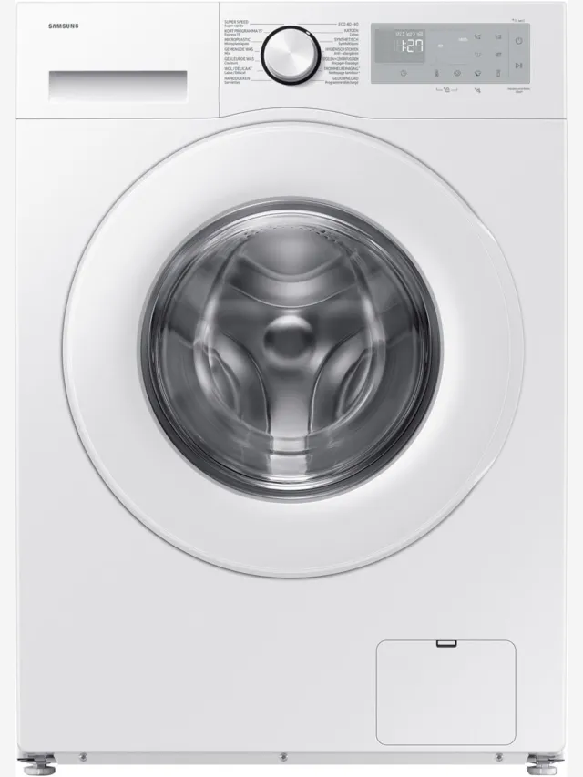 Samsung WW1UFG5U34TH 5000-serie - Wasmachine - 10 kg - AI Ecobubble™ met witte display - 5 jaar garantie in Nederland