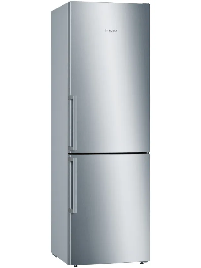 Bosch KGE36EICP EXCLUSIV Koel-vriescombinatie Zilver