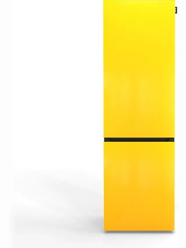 Nunki Large Combi NFA – Koel-vriescombinatie – No Frost – A-klasse – 304 liter – Lucid Yellow Gloss Geel